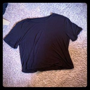 Black crop top
